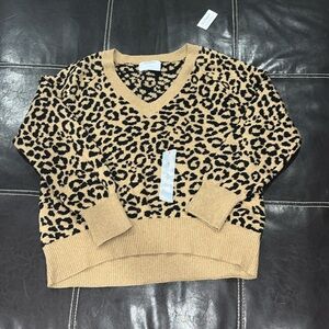 Old navy cheetah sweater